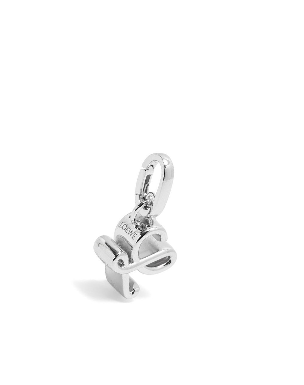 Loewe L charm in sterling silver Argent | 7821YMGNS