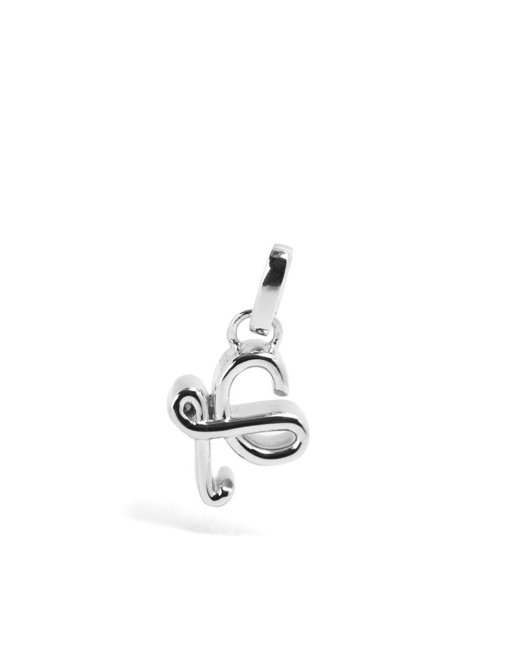 Loewe L charm in sterling silver Argent | 7821YMGNS