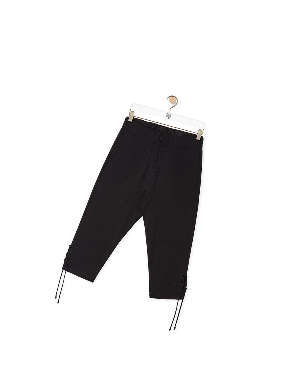 Loewe Lacing shorts in cotton Noir | 8630BSPJN