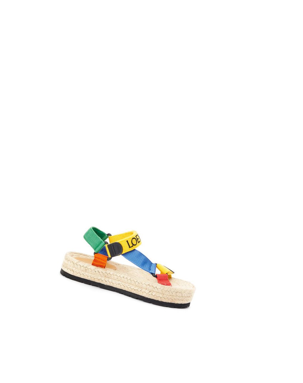 Loewe Lanières espadrille in nylon Jaune | 0457SIFEV