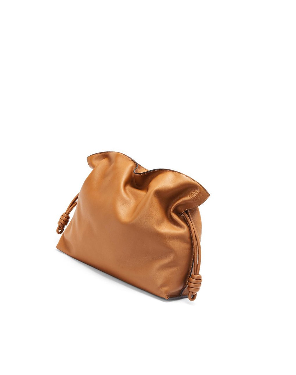 Loewe Large Flamenco clutch in nappa calfskin Warm Desert | 5186TVLPS