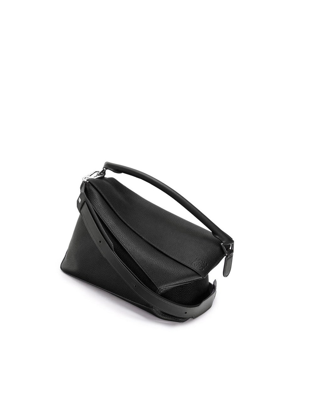 Loewe Large Puzzle Edge bag in grained calfskin Noir | 7824IACLV