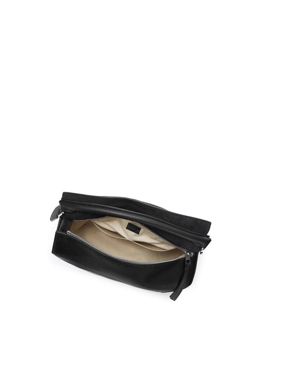 Loewe Large Puzzle Edge bag in grained calfskin Noir | 7824IACLV