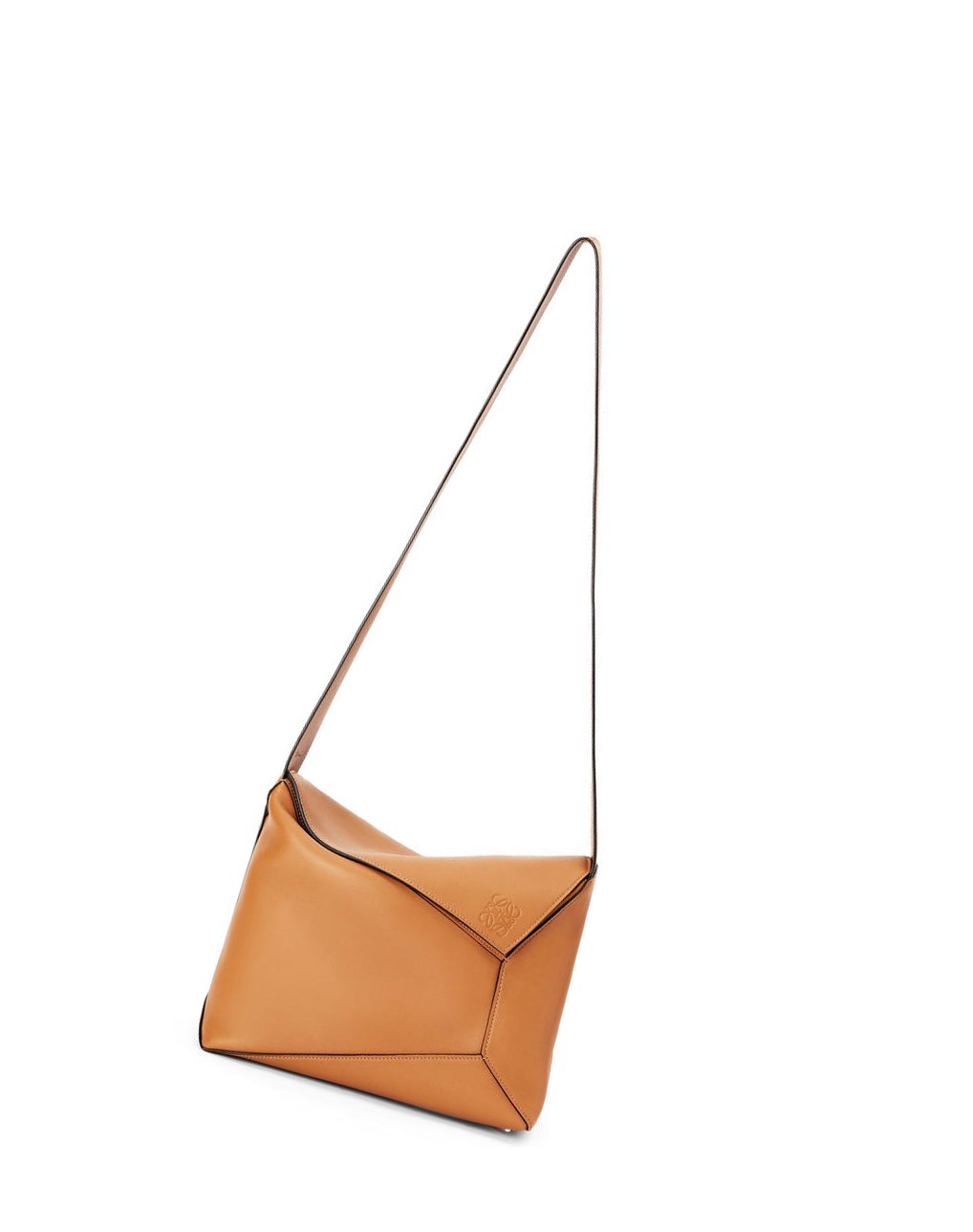 Loewe Large Puzzle Hobo bag in nappa calfskin Warm Desert | 3817YBRHP