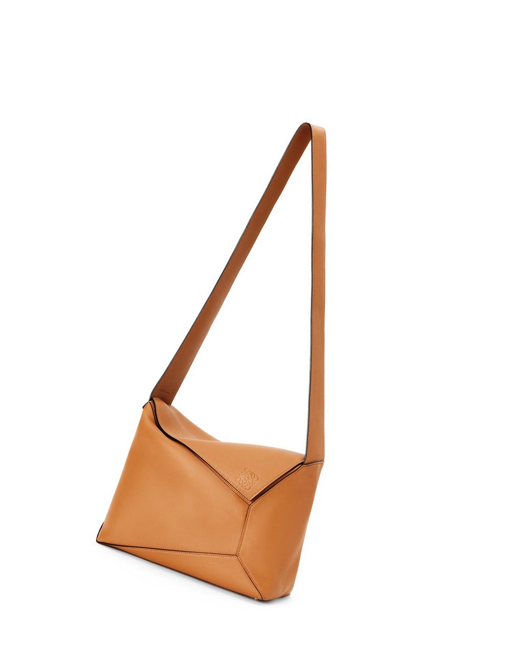 Loewe Large Puzzle Hobo bag in nappa calfskin Warm Desert | 3817YBRHP