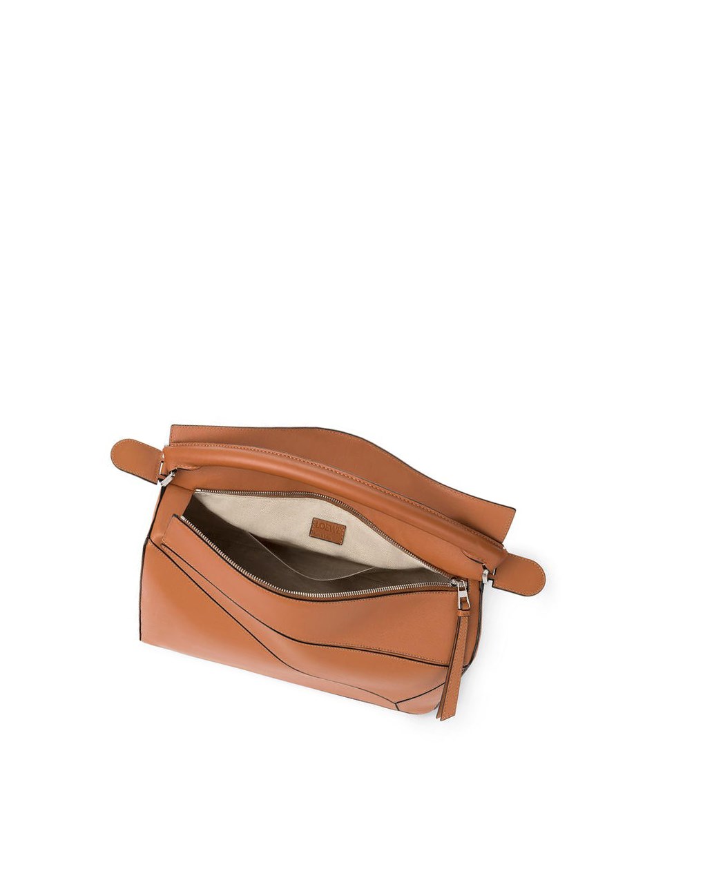 Loewe Large Puzzle bag in classic calfskin Tan | 3516VBGCE