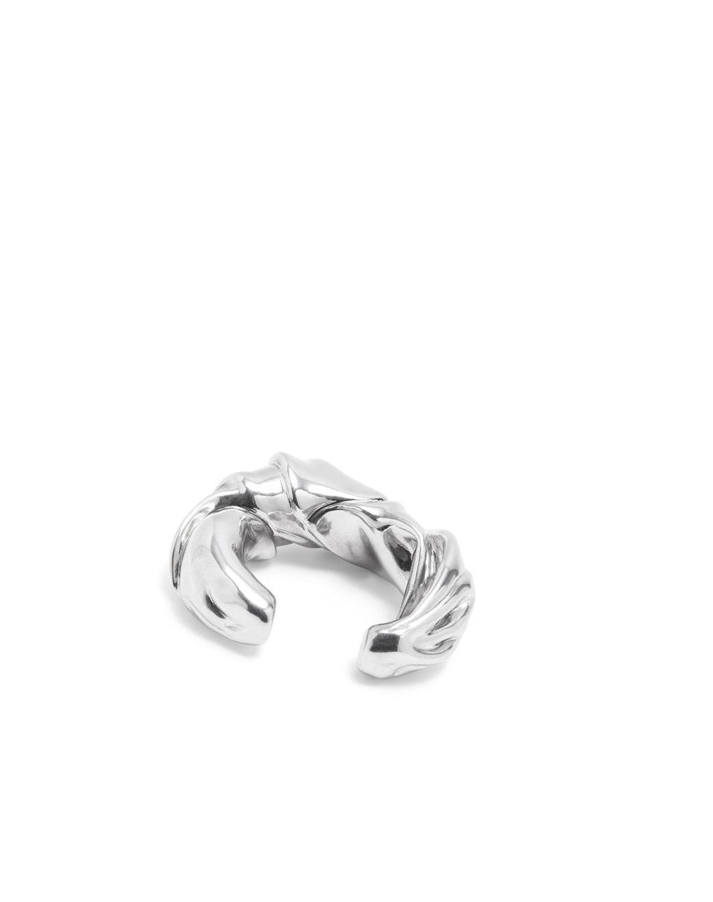 Loewe Large nappa twist cuff in sterling silver Argent | 4078JRWXV