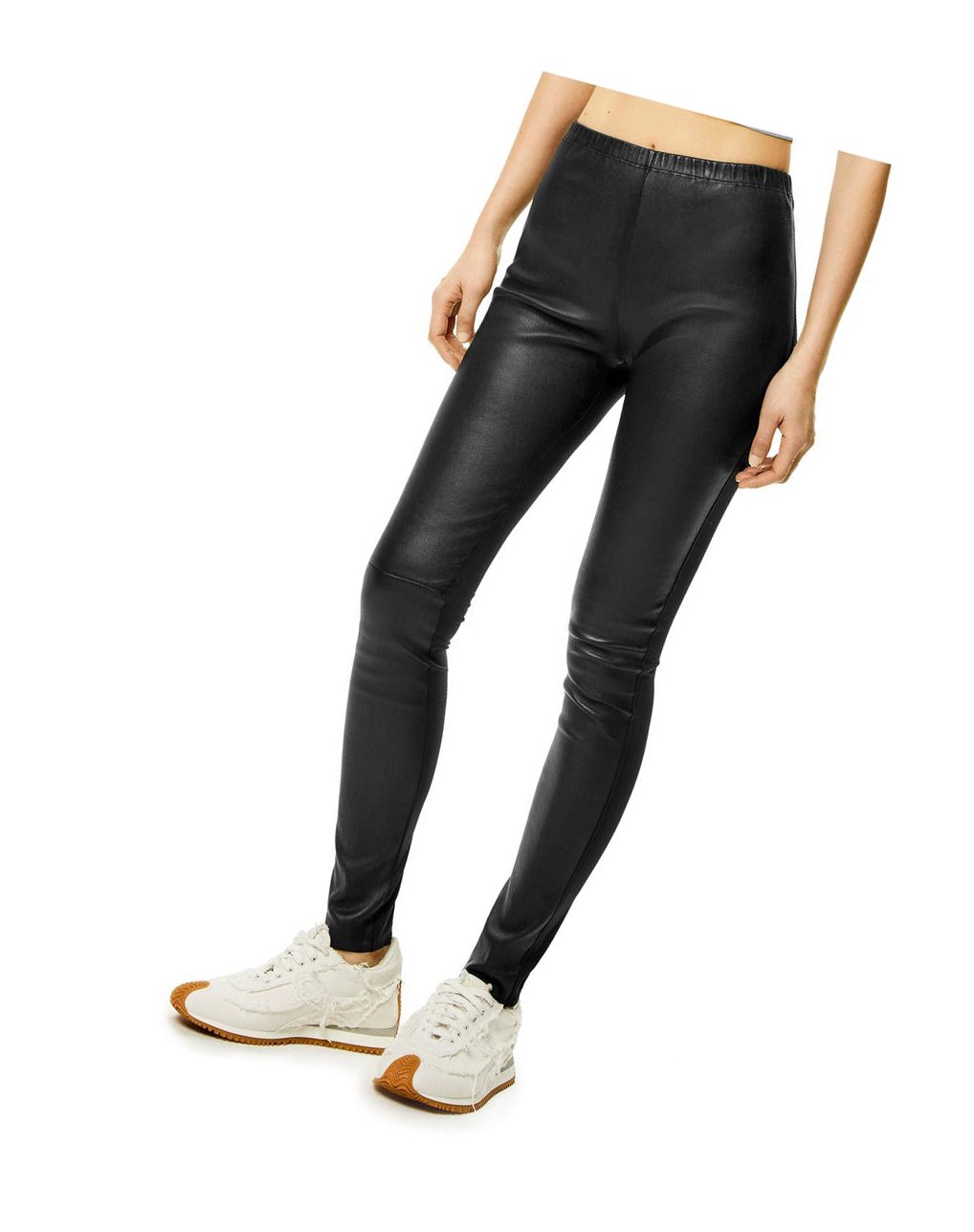 Loewe Leggings in nappa Noir | 8692RYXEG