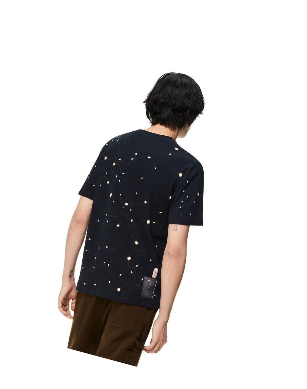 Loewe Lights print T-shirt in cotton Noir | 4753TEBDW