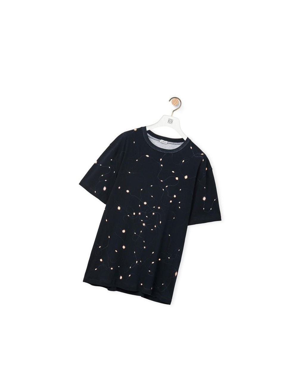 Loewe Lights print T-shirt in cotton Noir | 4753TEBDW