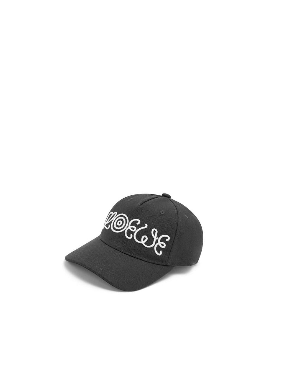 Loewe Logo cap in canvas Noir | 5764YCEVD