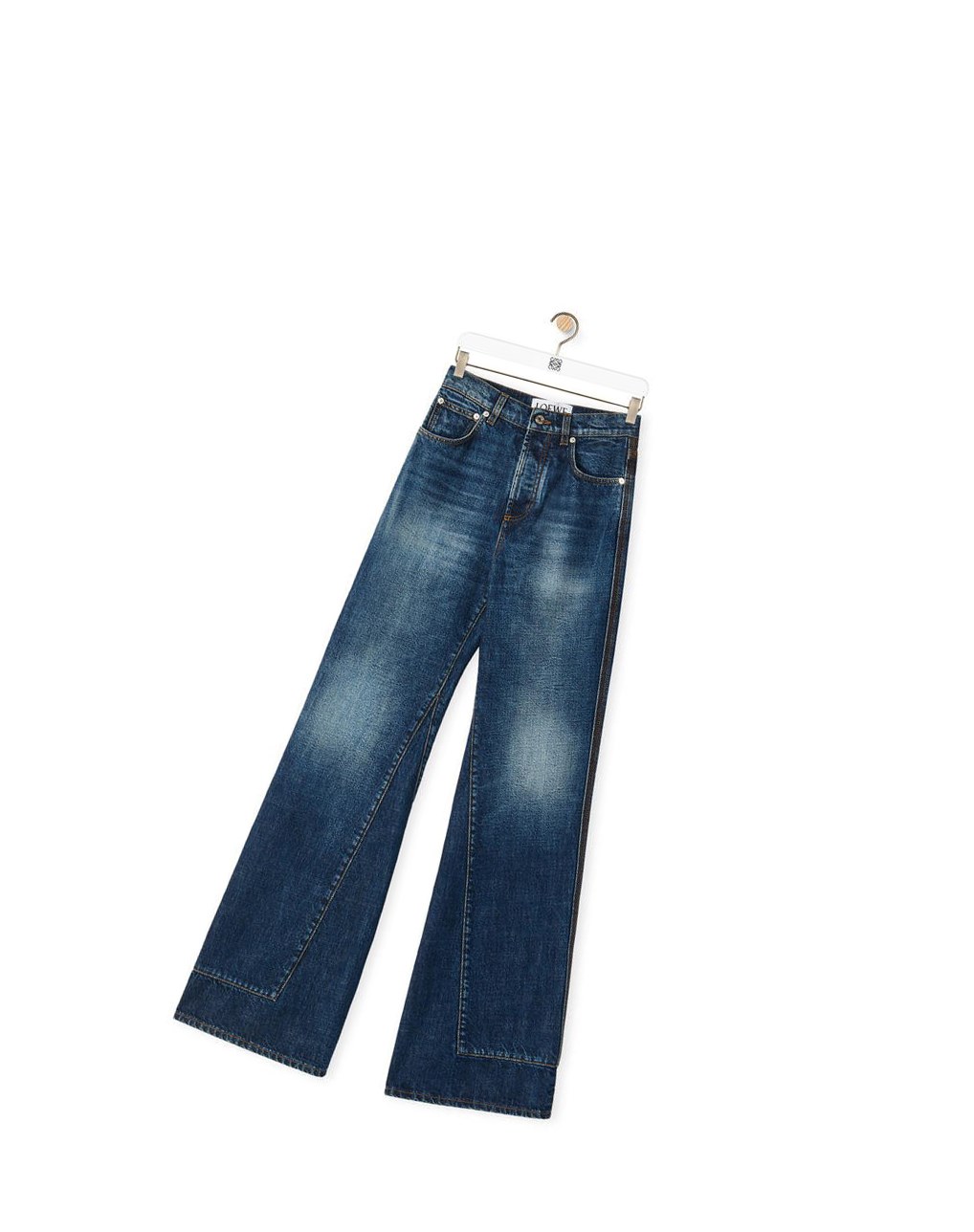 Loewe Logo jeans in denim Washed Denim | 8741TKHUV