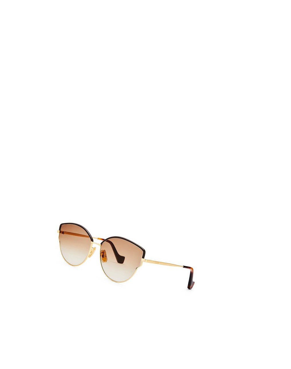 Loewe Metal butterfly sunglasses Marron Doré | 5973OVKXE