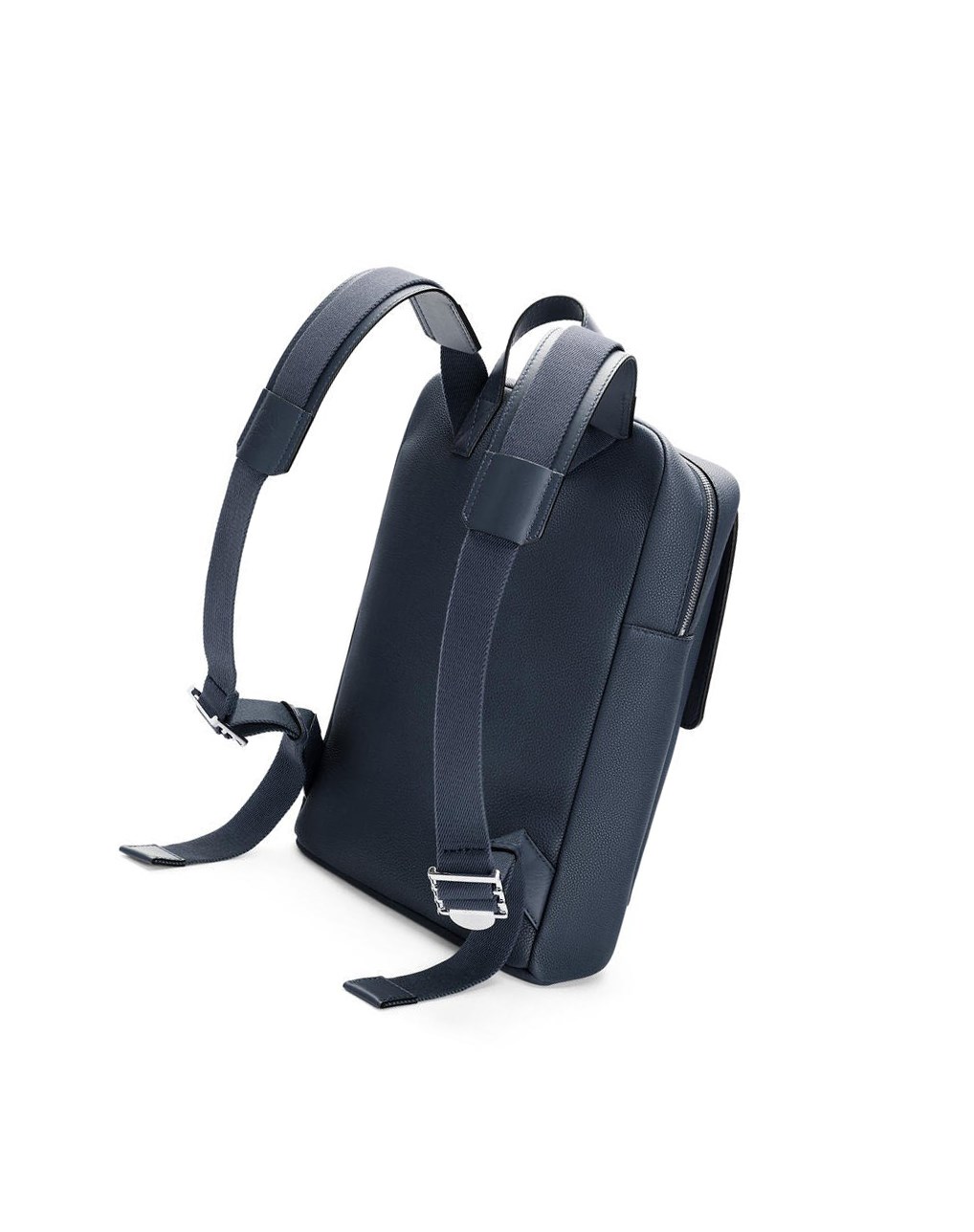 Loewe Military Backpack in soft grained calfskin Ocean | 4738PVCJT