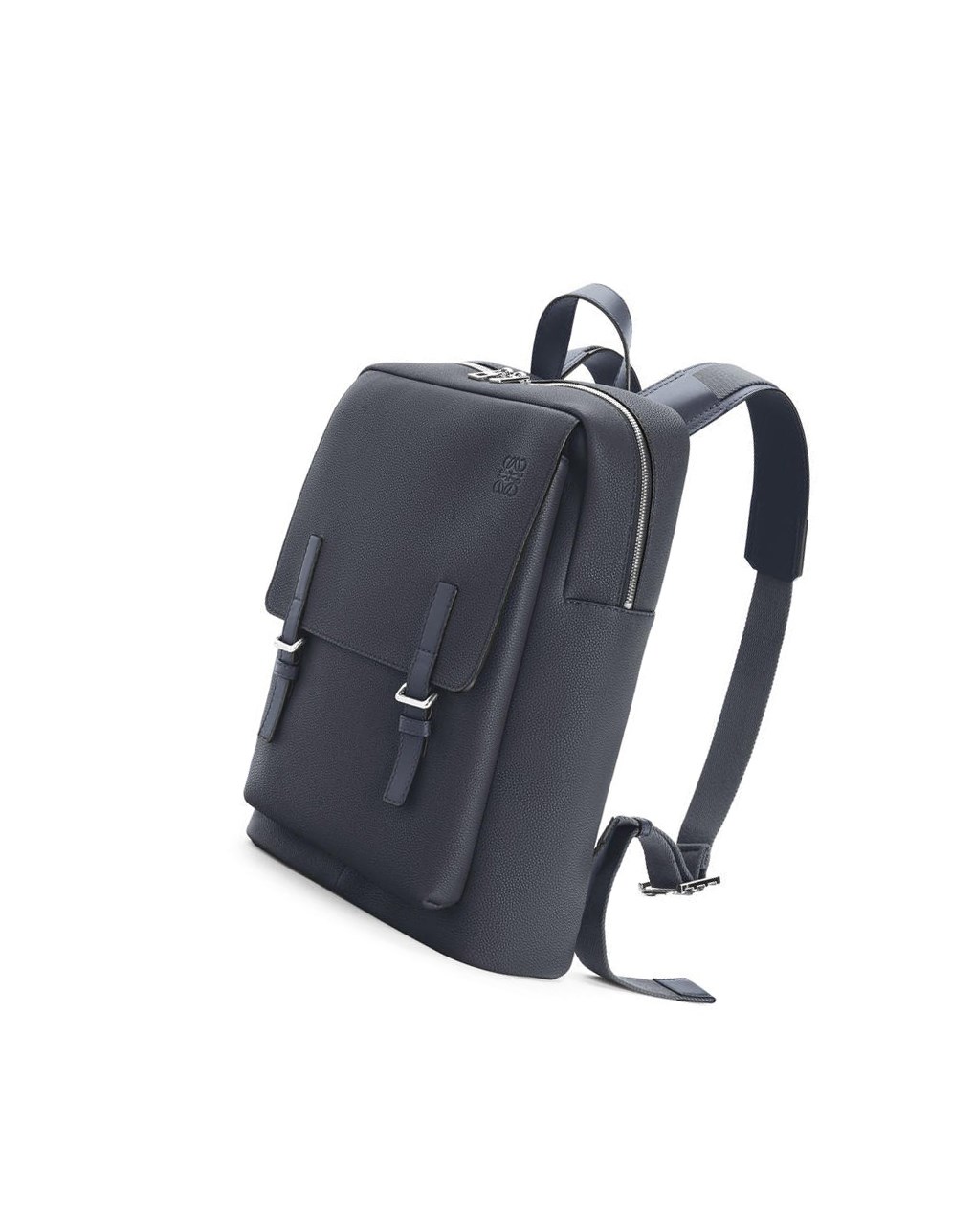 Loewe Military Backpack in soft grained calfskin Anthracite | 8917OSRLI