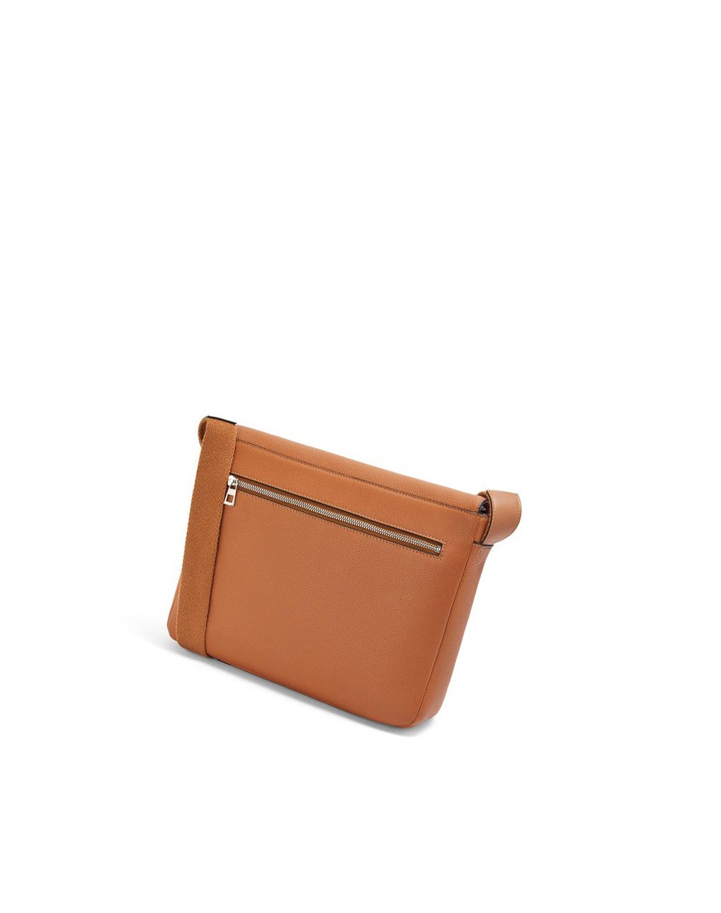 Loewe Military Messenger Bag in soft grained calfskin Tan | 9824AVRTS