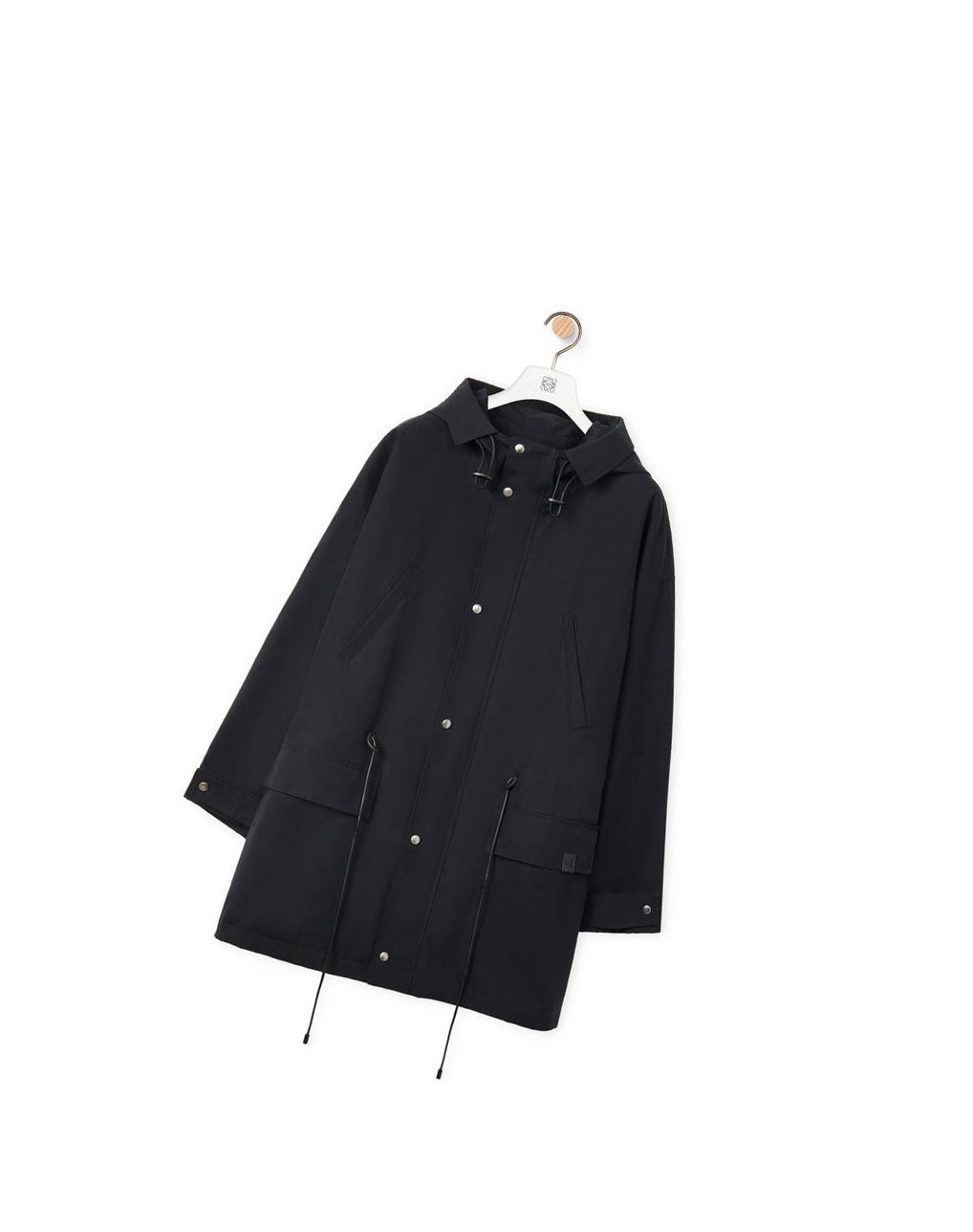 Loewe Military parka in cotton Noir | 5841WUSBJ