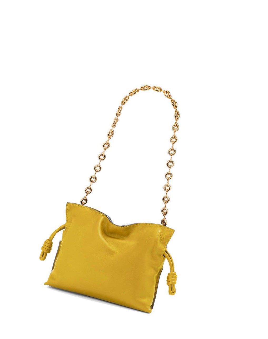 Loewe Mini Flamenco clutch in nappa calfskin Ochre | 0496KDPYH