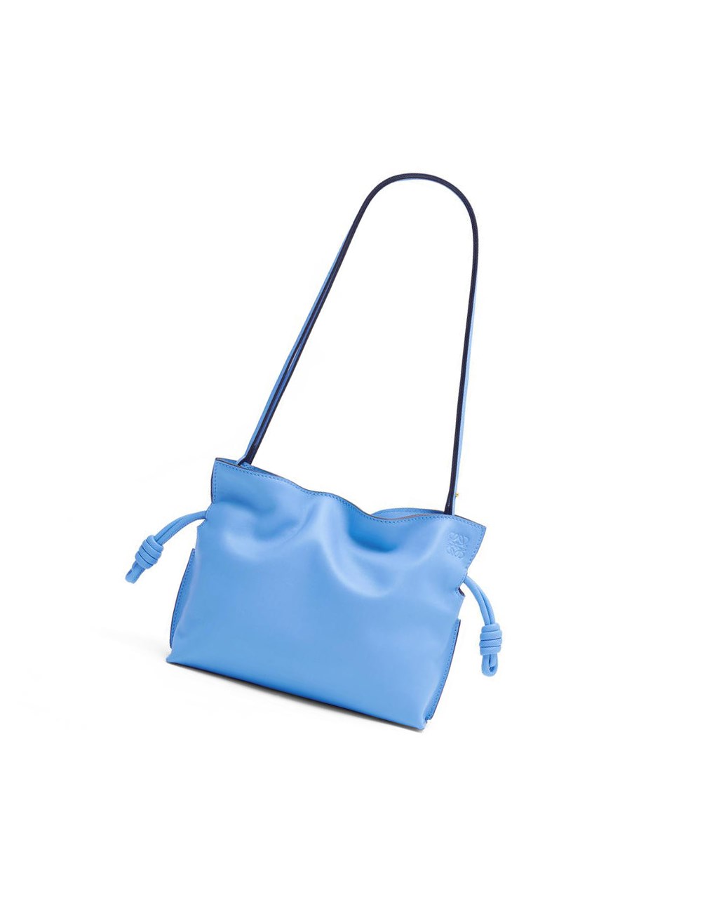 Loewe Mini Flamenco clutch in nappa calfskin Bleu | 0791RAEBQ