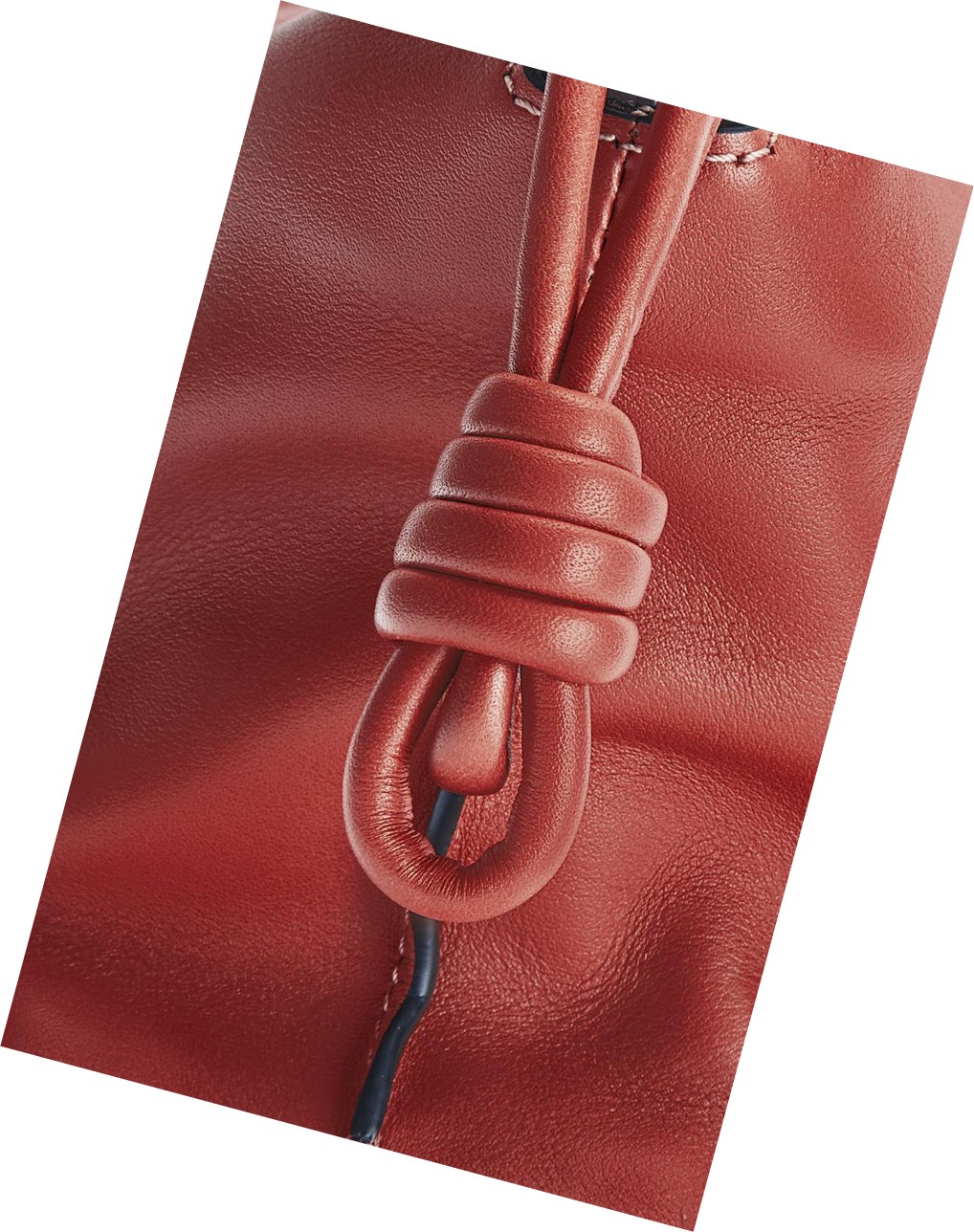 Loewe Mini Flamenco clutch in nappa calfskin Rouge | 1637PUTQV