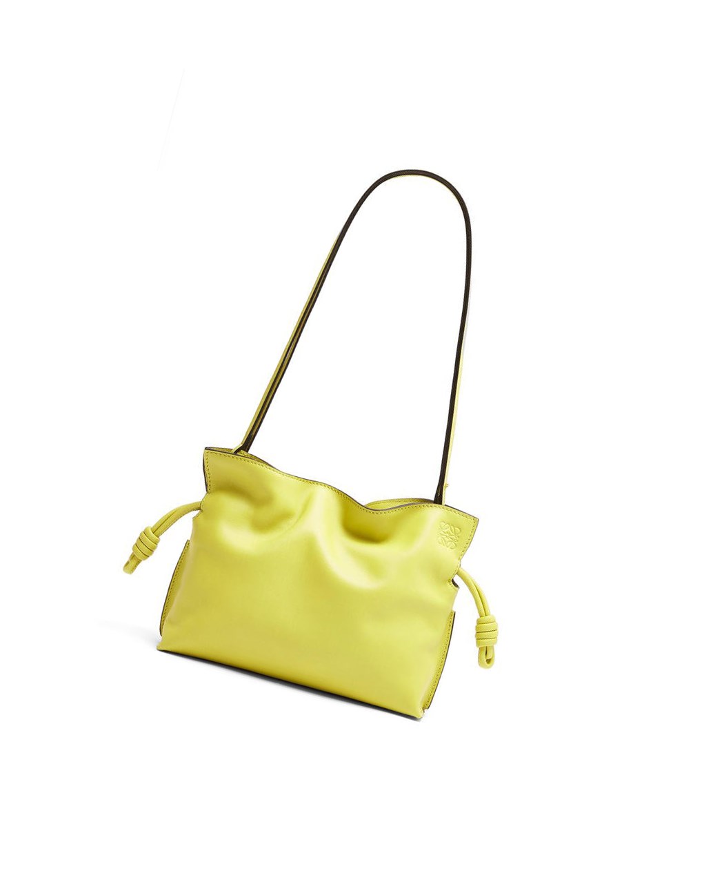 Loewe Mini Flamenco clutch in nappa calfskin Jaune | 2350ALIRK