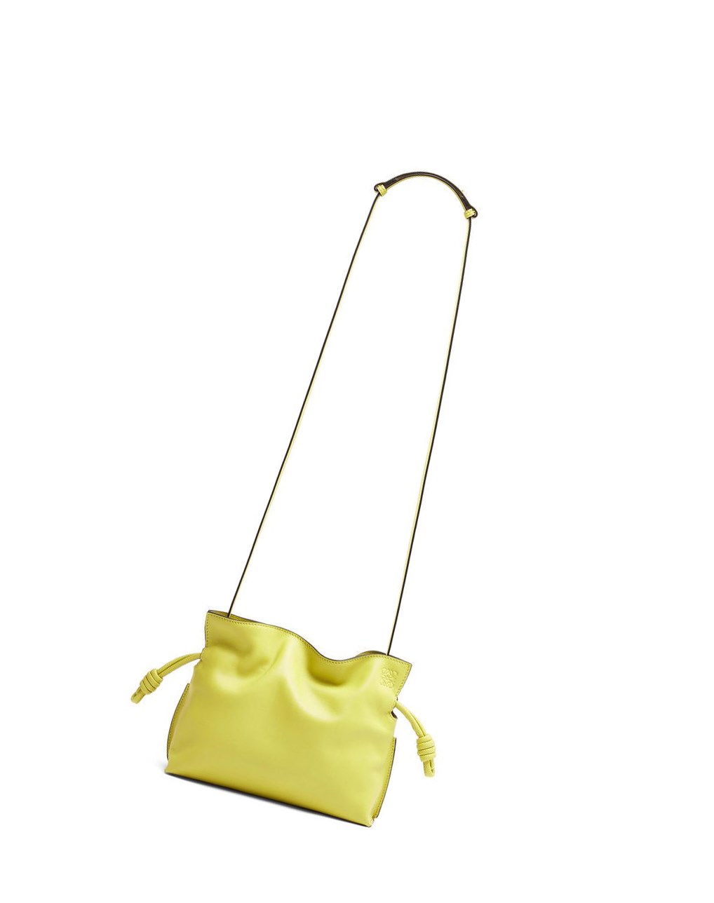 Loewe Mini Flamenco clutch in nappa calfskin Jaune | 2350ALIRK