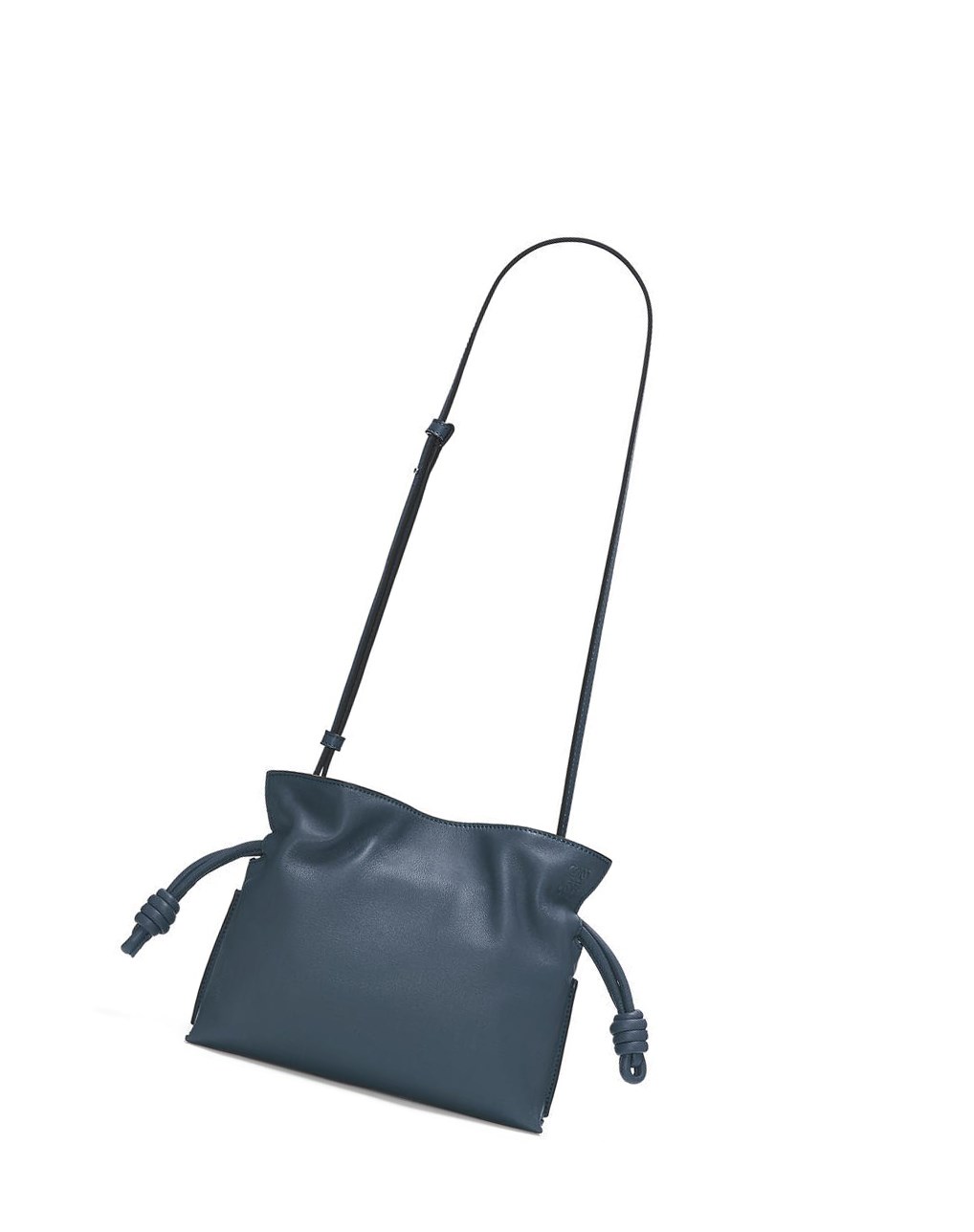 Loewe Mini Flamenco clutch in nappa calfskin Bleu | 3176CAONE