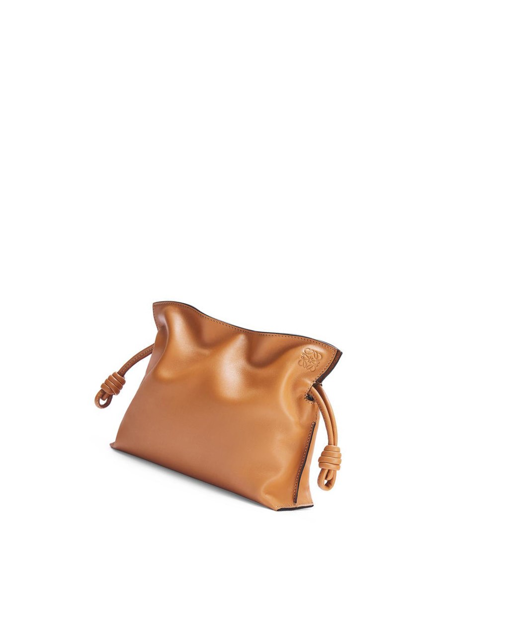 Loewe Mini Flamenco clutch in nappa calfskin Warm Desert | 3459TKIPW