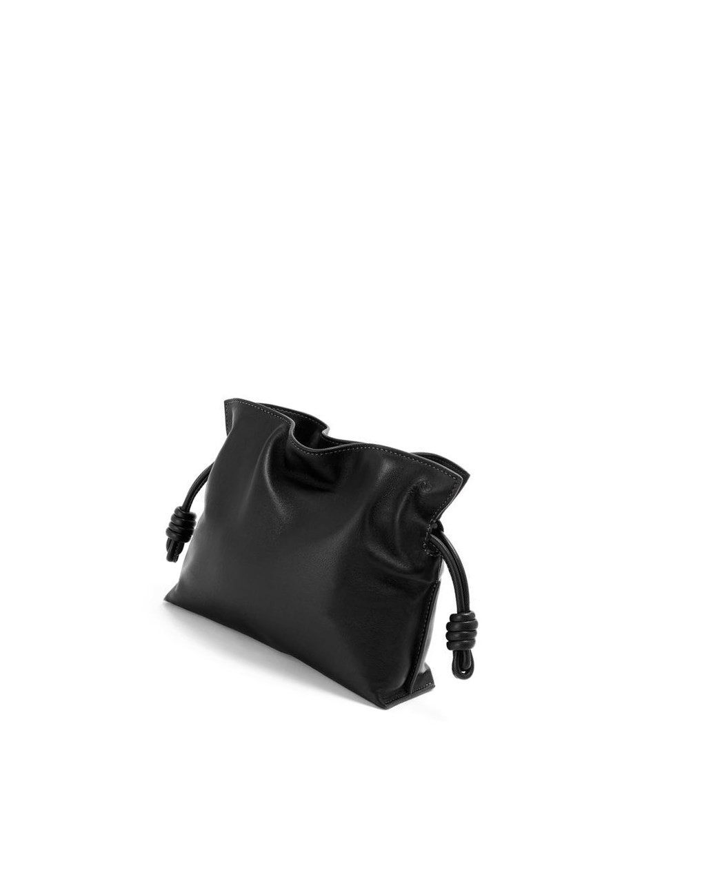 Loewe Mini Flamenco clutch in nappa calfskin Noir | 8493TSYRA