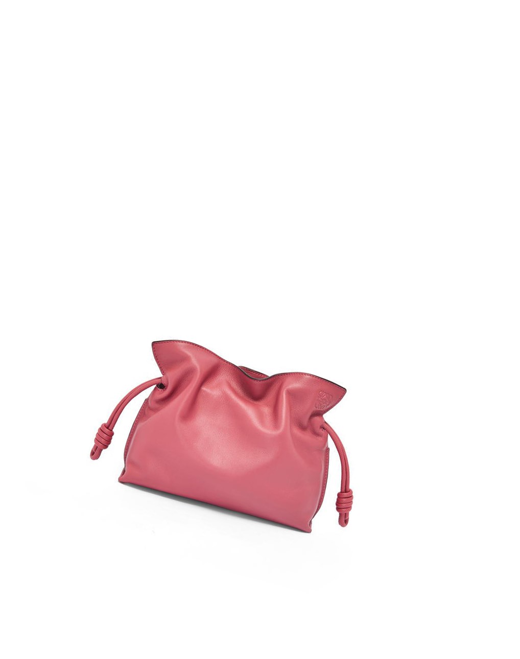 Loewe Mini Flamenco clutch in nappa calfskin Plumrose | 9208YRMEW