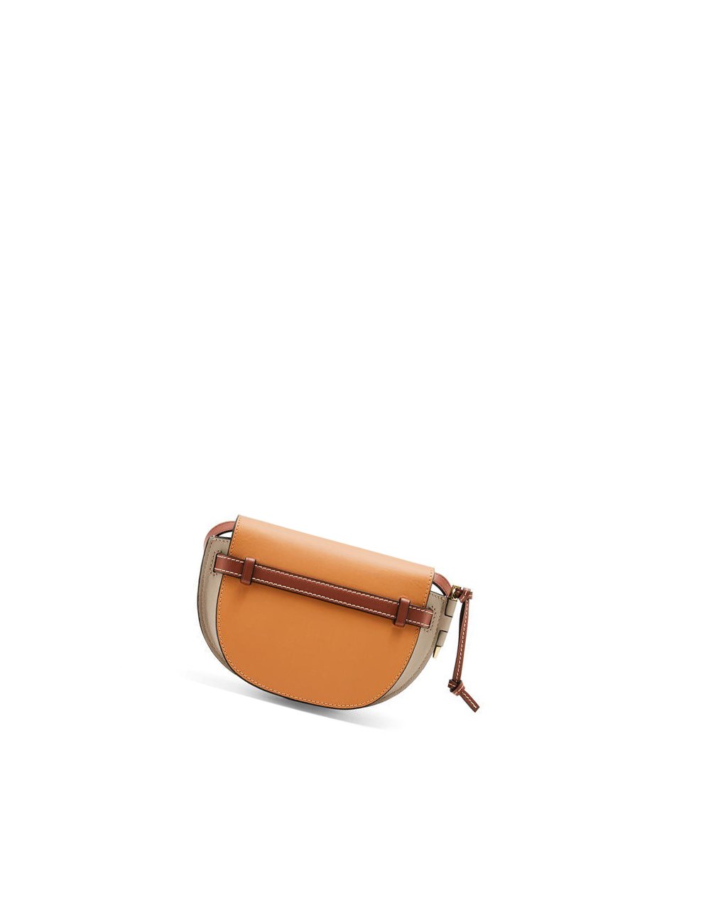 Loewe Mini Gate Dual bag in soft calfskin Grise Clair | 4927JSEKA