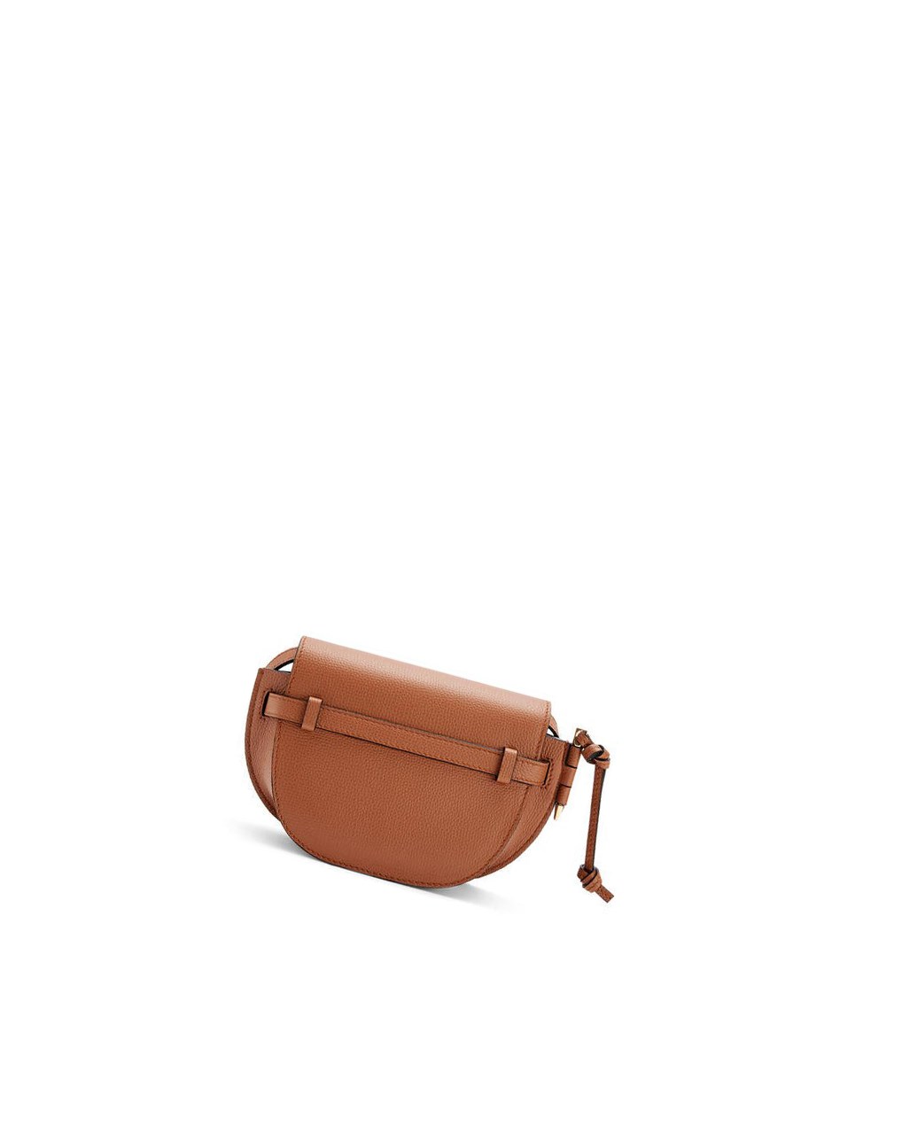 Loewe Mini Gate dual bag in pebble grain calfskin Tan | 7914TCHMN