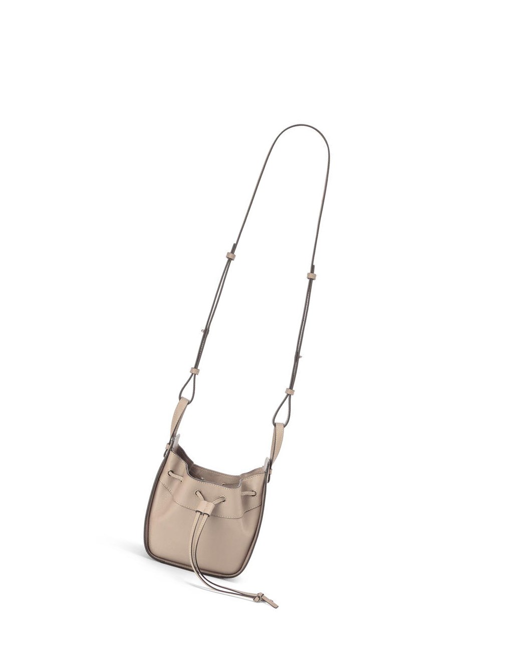 Loewe Mini Hammock drawstring in classic calfskin Sable | 1082BZHAR