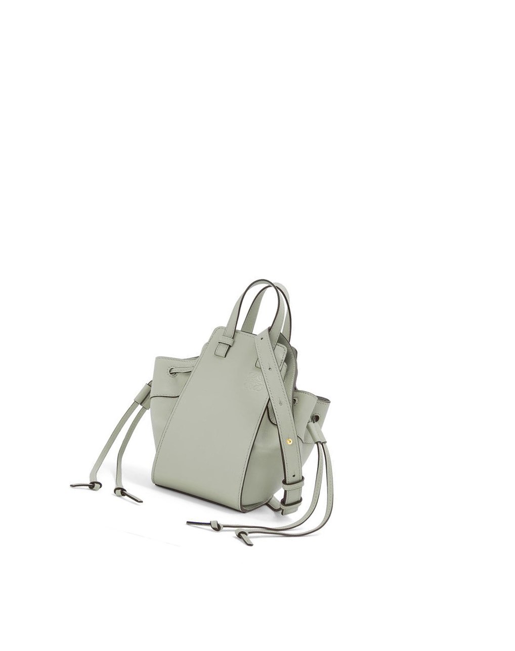 Loewe Mini Hammock drawstring in classic calfskin Grise | 2061DCBEH