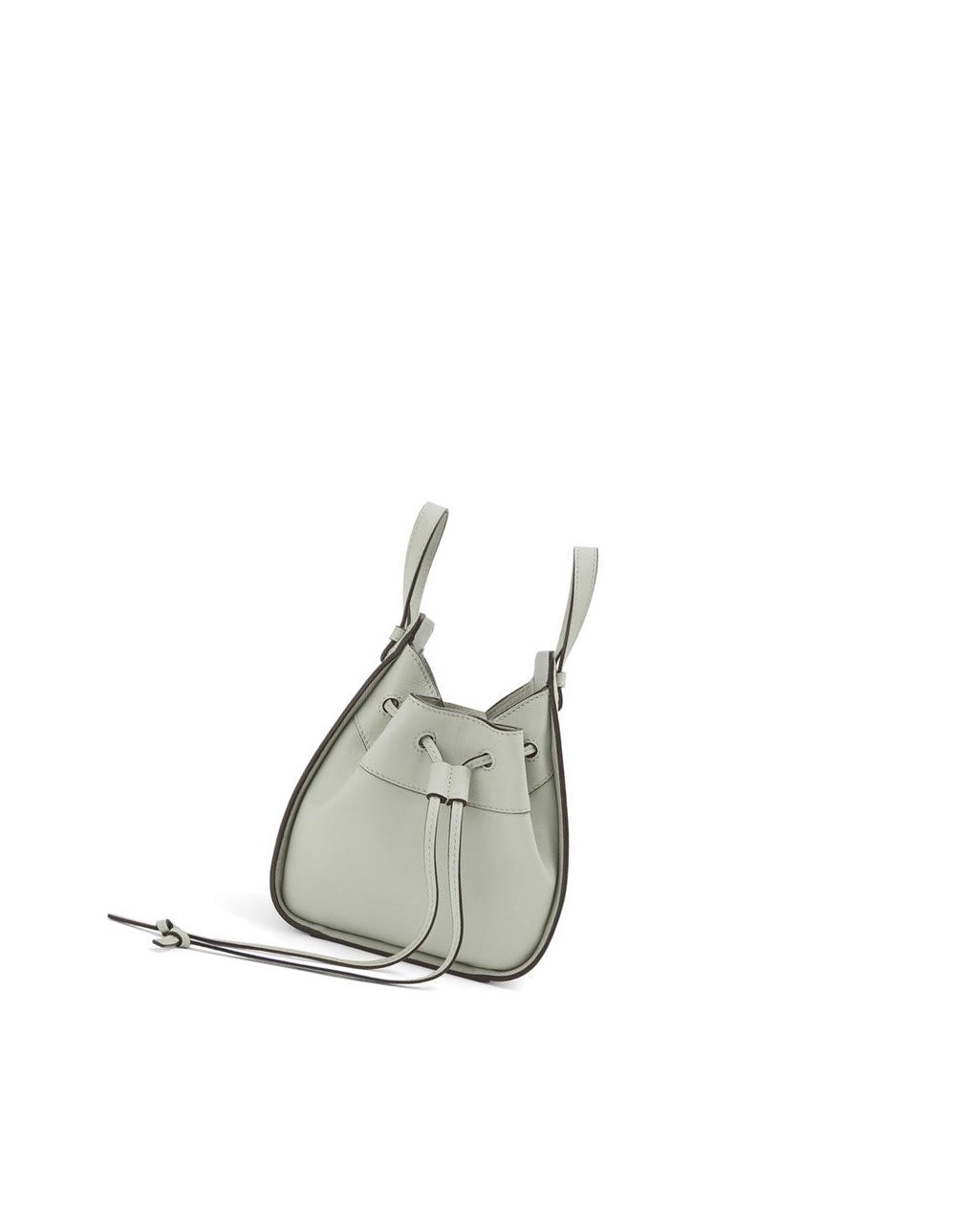 Loewe Mini Hammock drawstring in classic calfskin Grise | 2061DCBEH