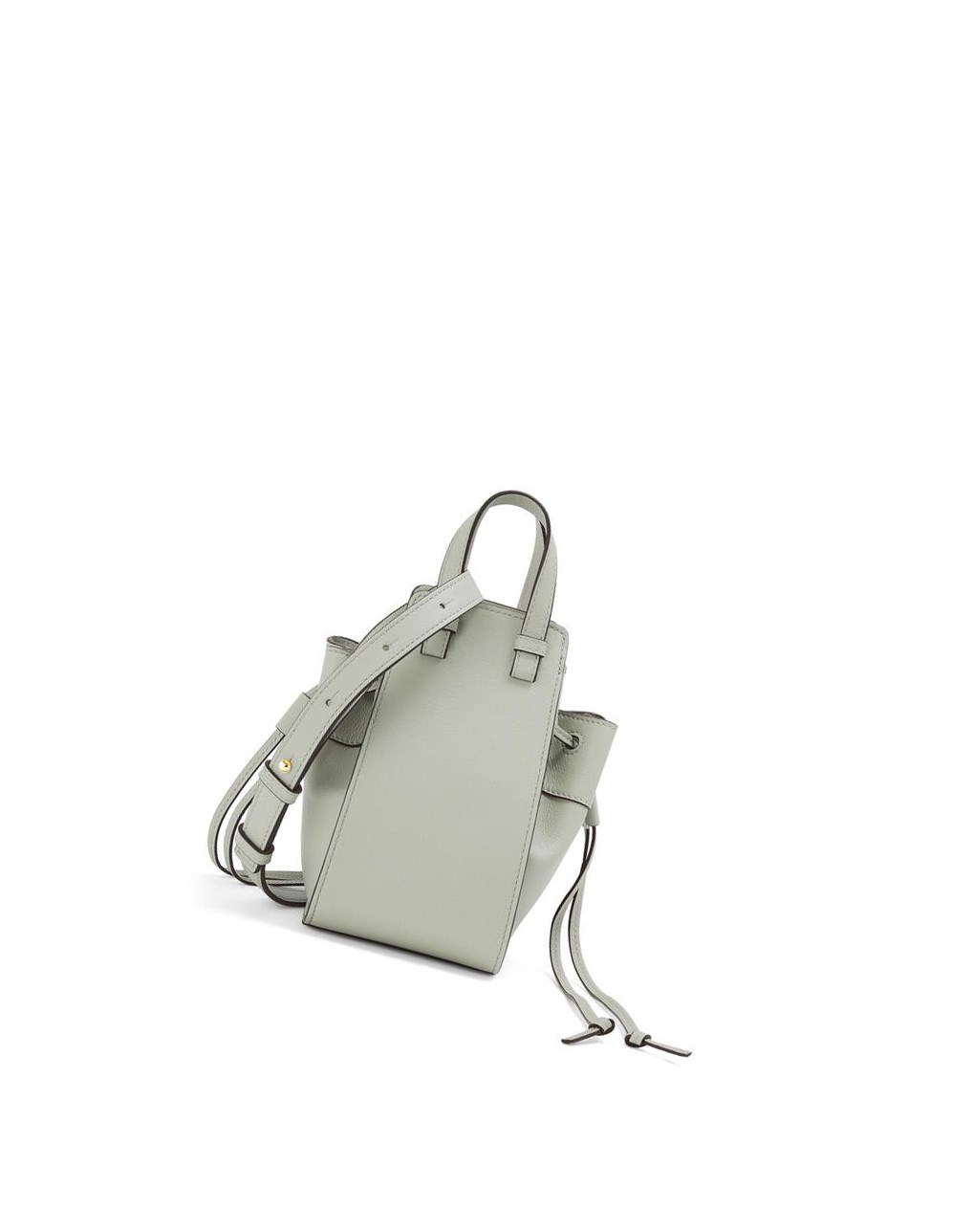 Loewe Mini Hammock drawstring in classic calfskin Grise | 2061DCBEH