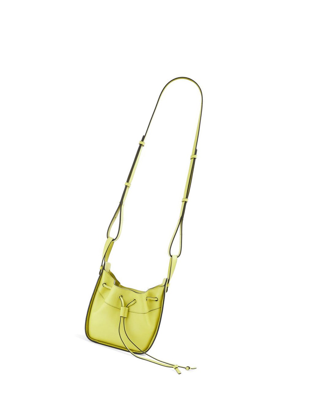 Loewe Mini Hammock drawstring in classic calfskin Jaune | 4096HQUEI