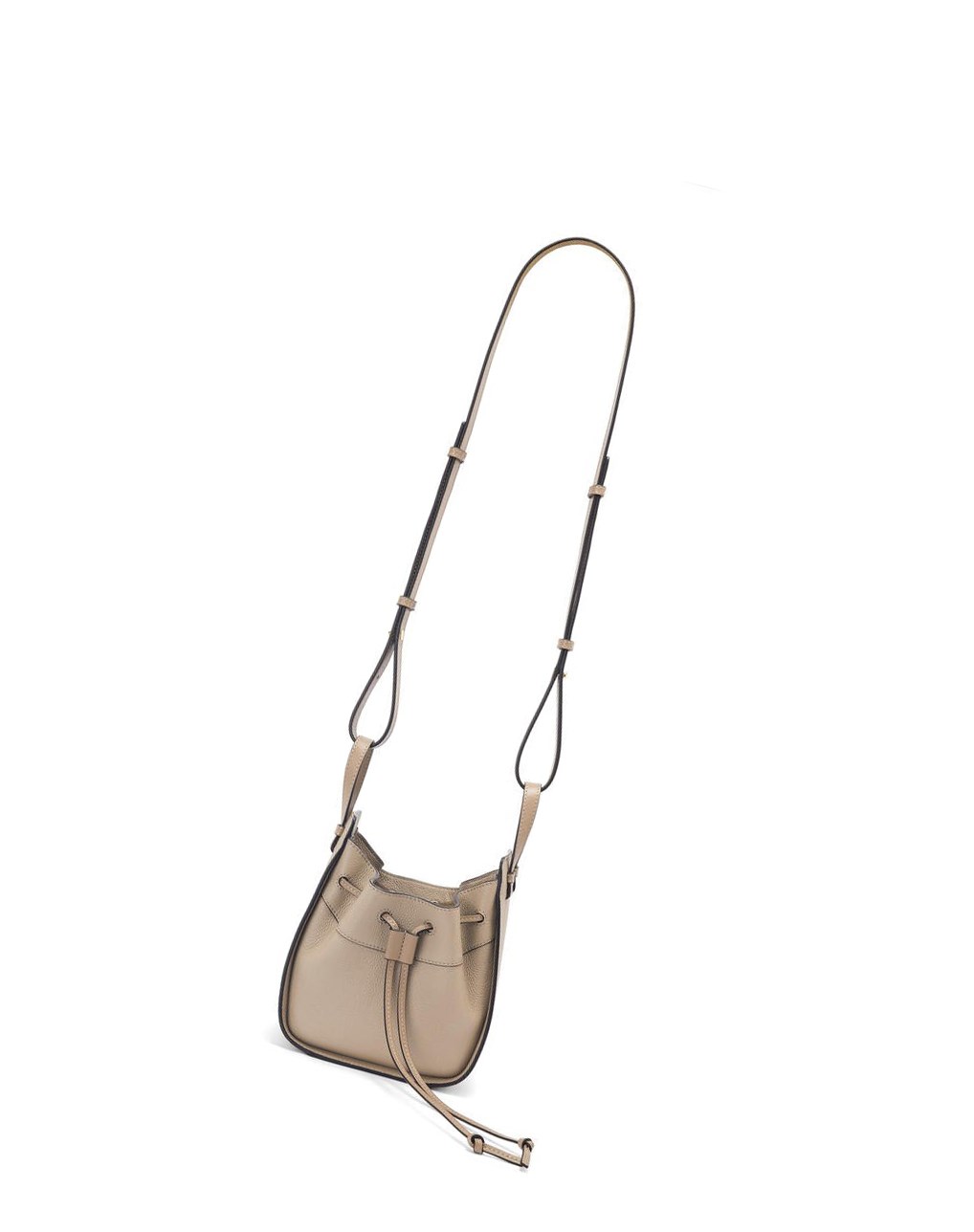 Loewe Mini Hammock drawstring in soft grained calfskin Sable | 5260QXWDL