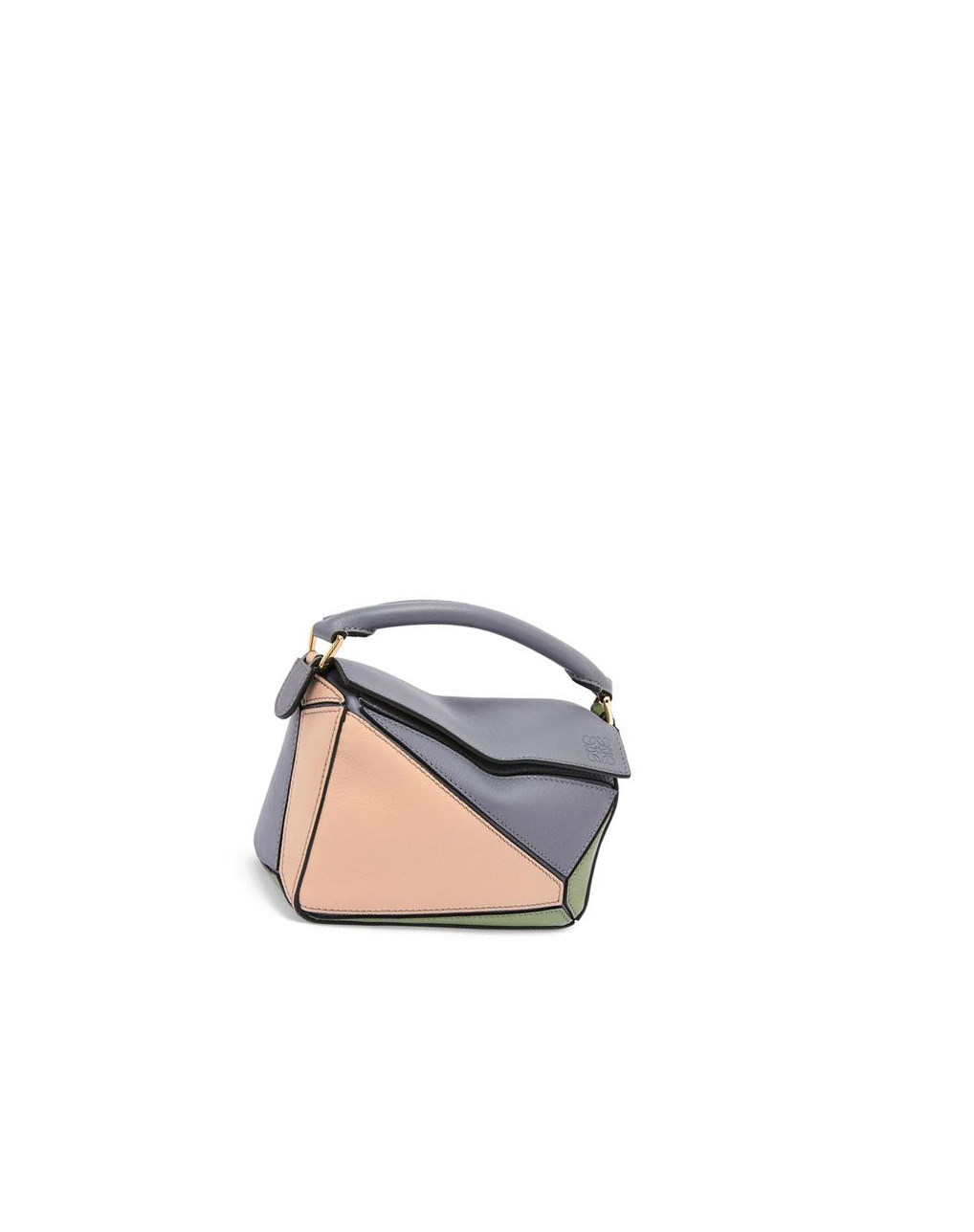 Loewe Mini Puzzle bag in classic calfskin Grise | 0653XZLDN