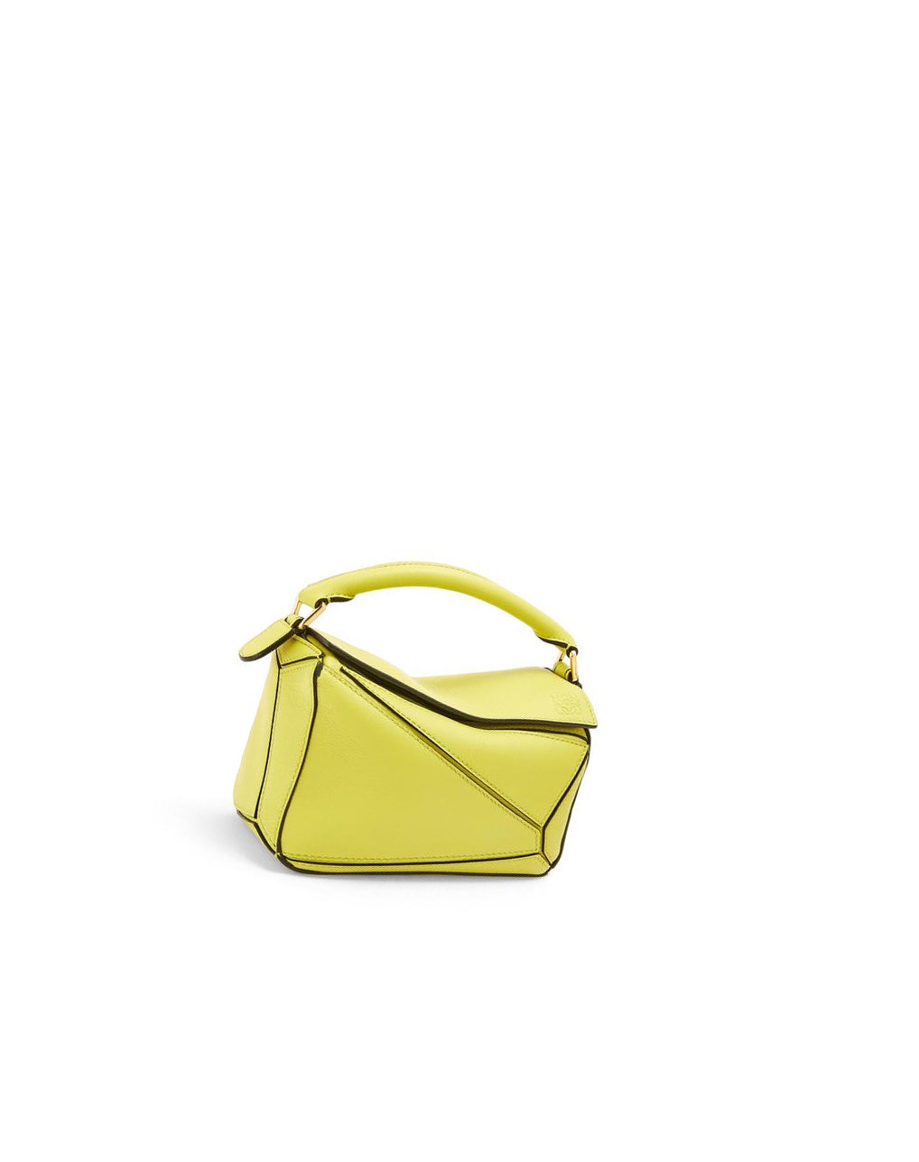 Loewe Mini Puzzle bag in classic calfskin Jaune | 0956NYEHP