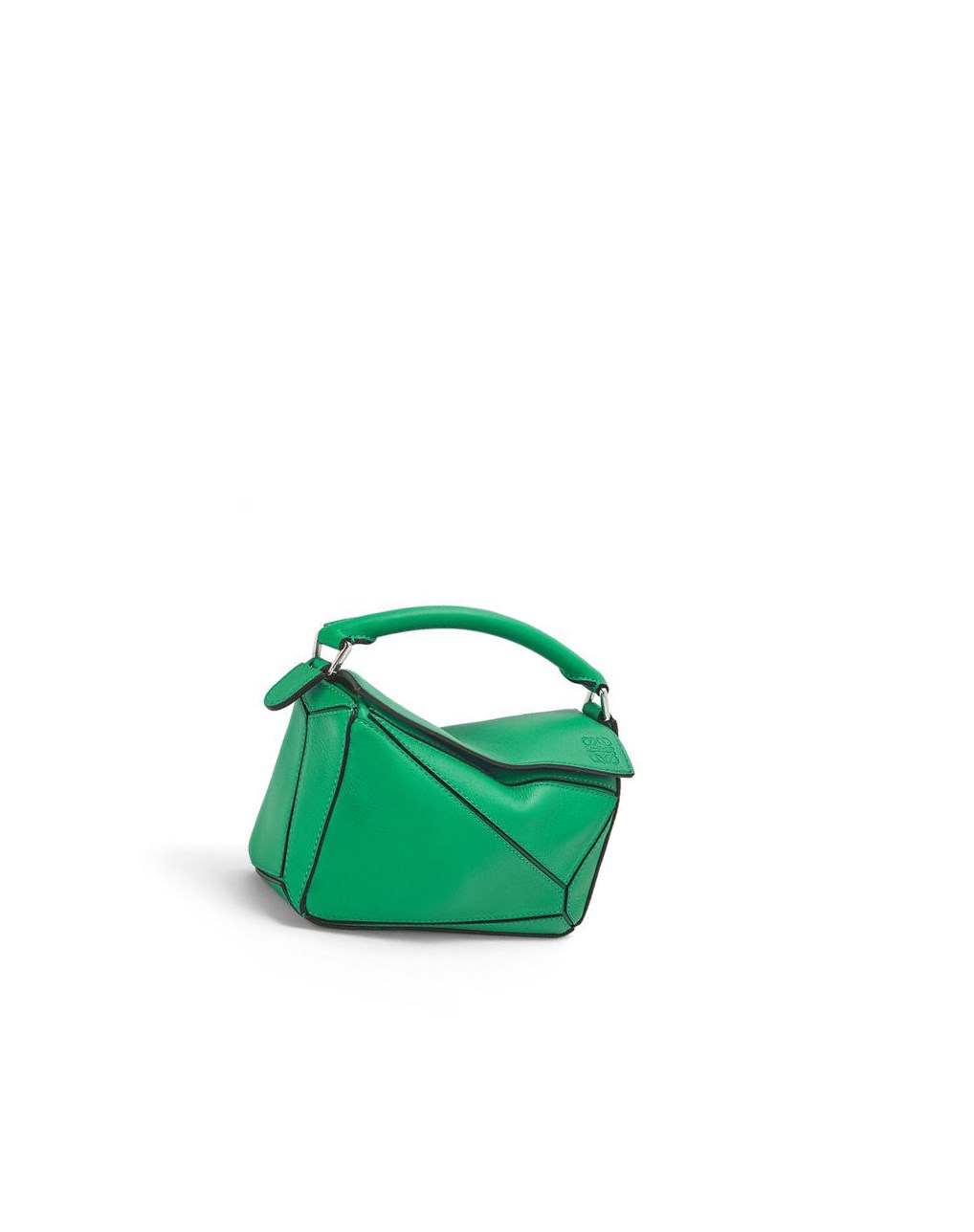 Loewe Mini Puzzle bag in classic calfskin Vert | 6350ANTMU