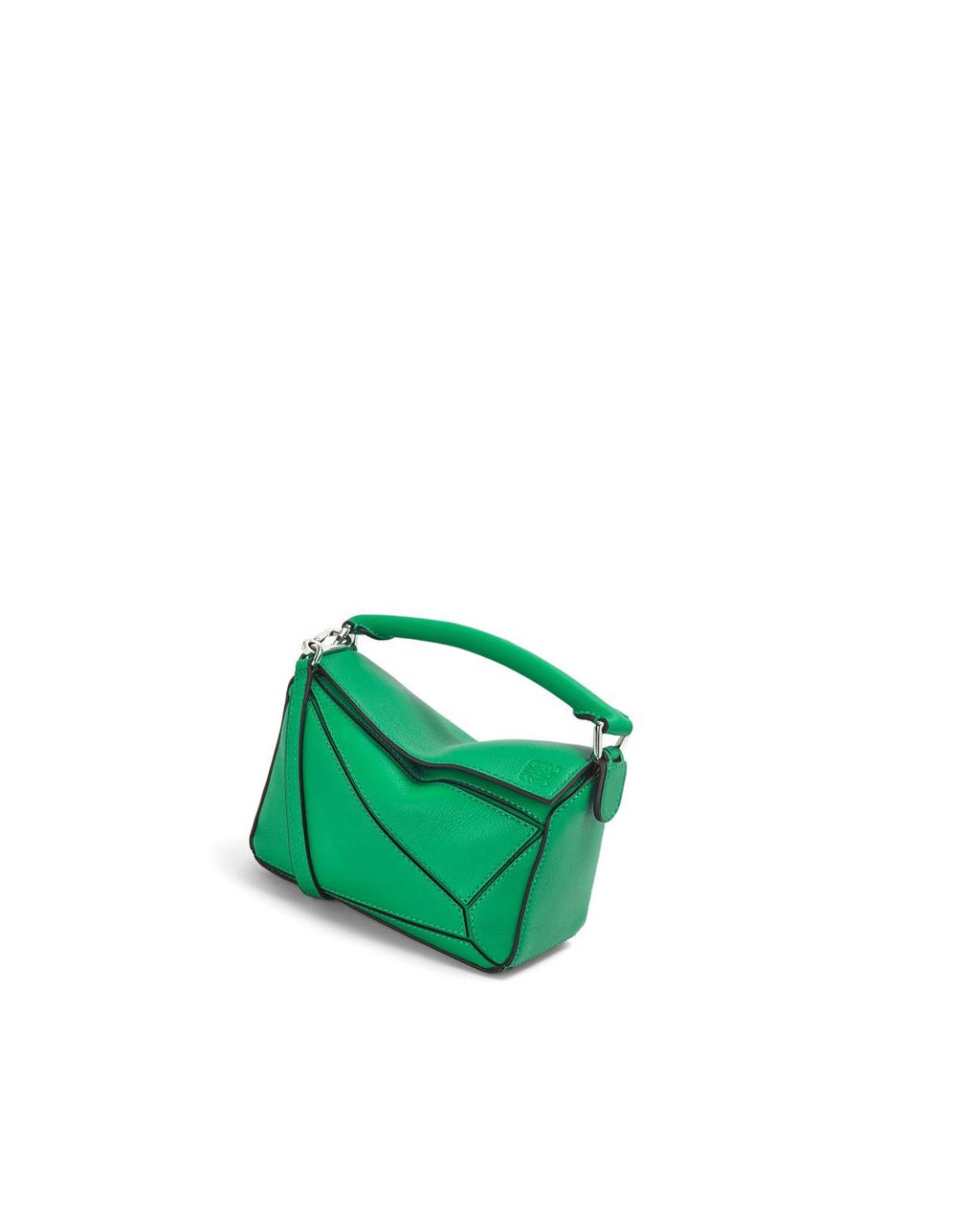 Loewe Mini Puzzle bag in classic calfskin Vert | 6350ANTMU