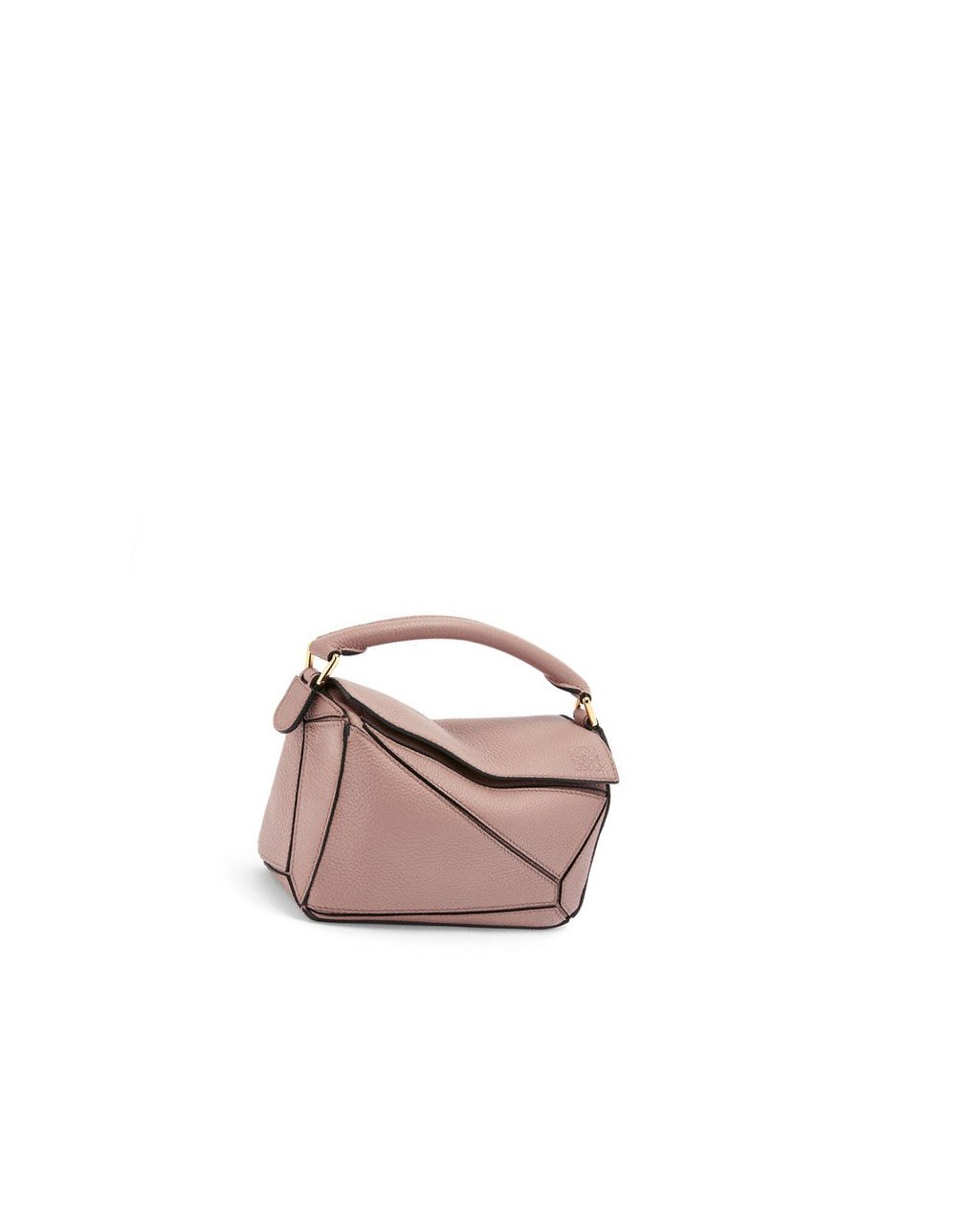 Loewe Mini Puzzle bag in soft grained calfskin Noir | 2978TBRVD