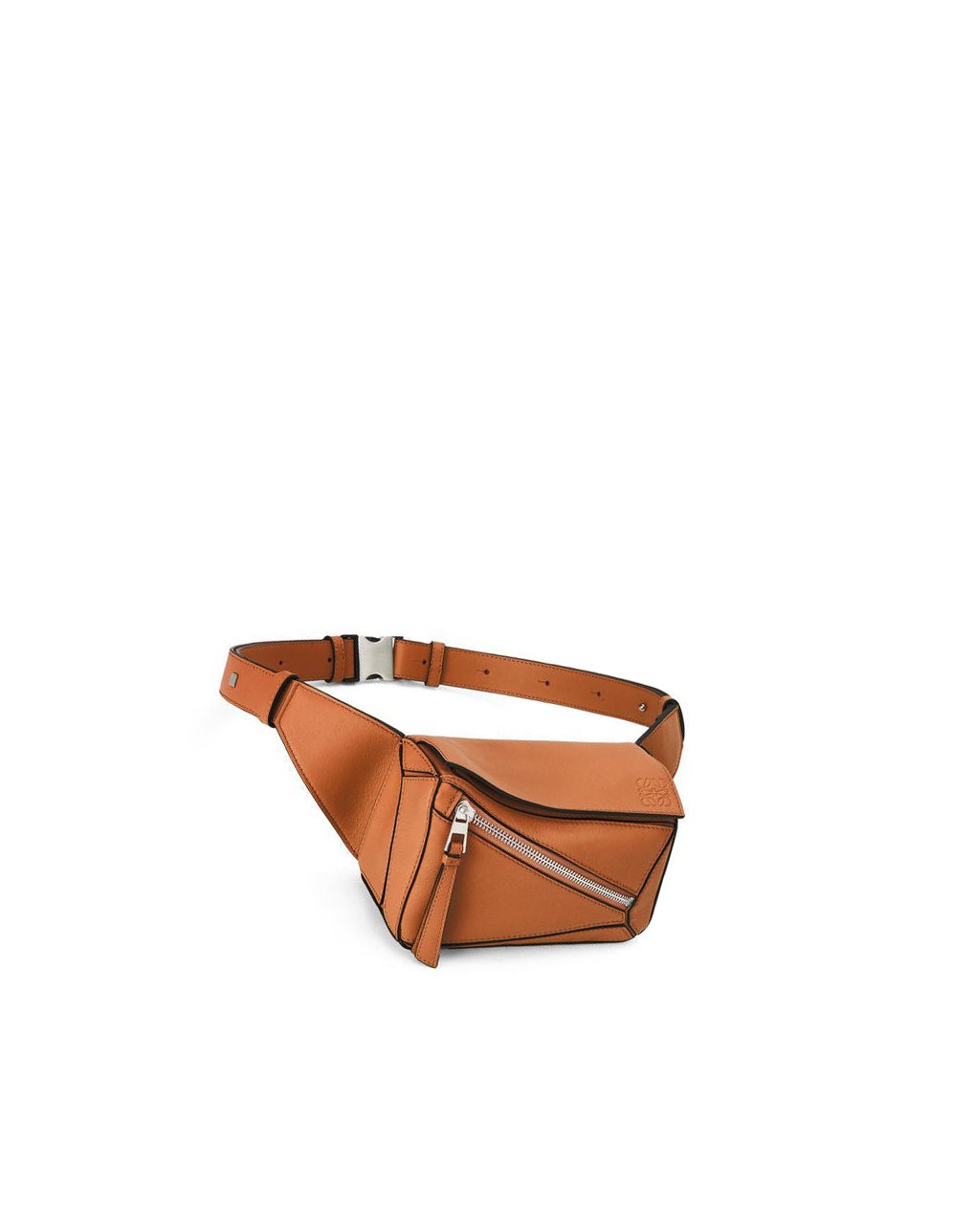 Loewe Mini Puzzle bumbag in classic calfskin Tan | 2184MBZYT