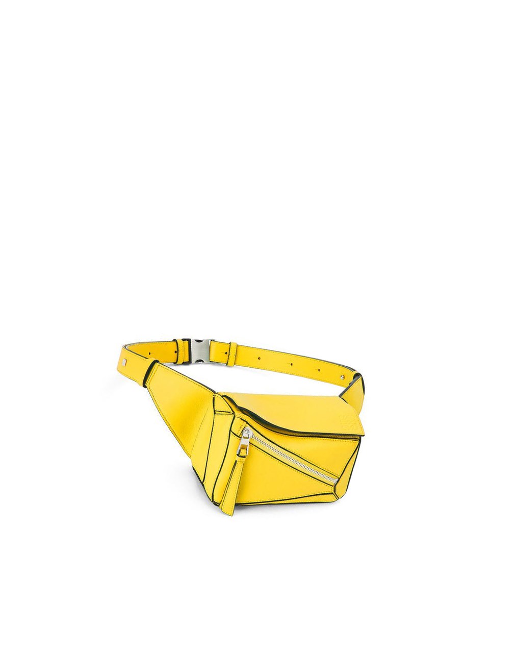 Loewe Mini Puzzle bumbag in classic calfskin Citron | 4798QZTOY