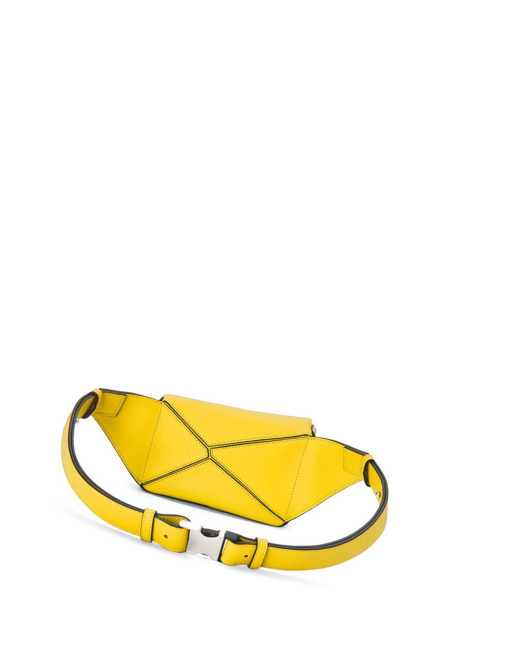 Loewe Mini Puzzle bumbag in classic calfskin Citron | 4798QZTOY