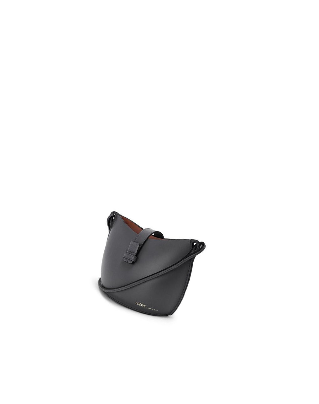 Loewe Moulded Bucket bag in calfskin Noir | 3905RZINX