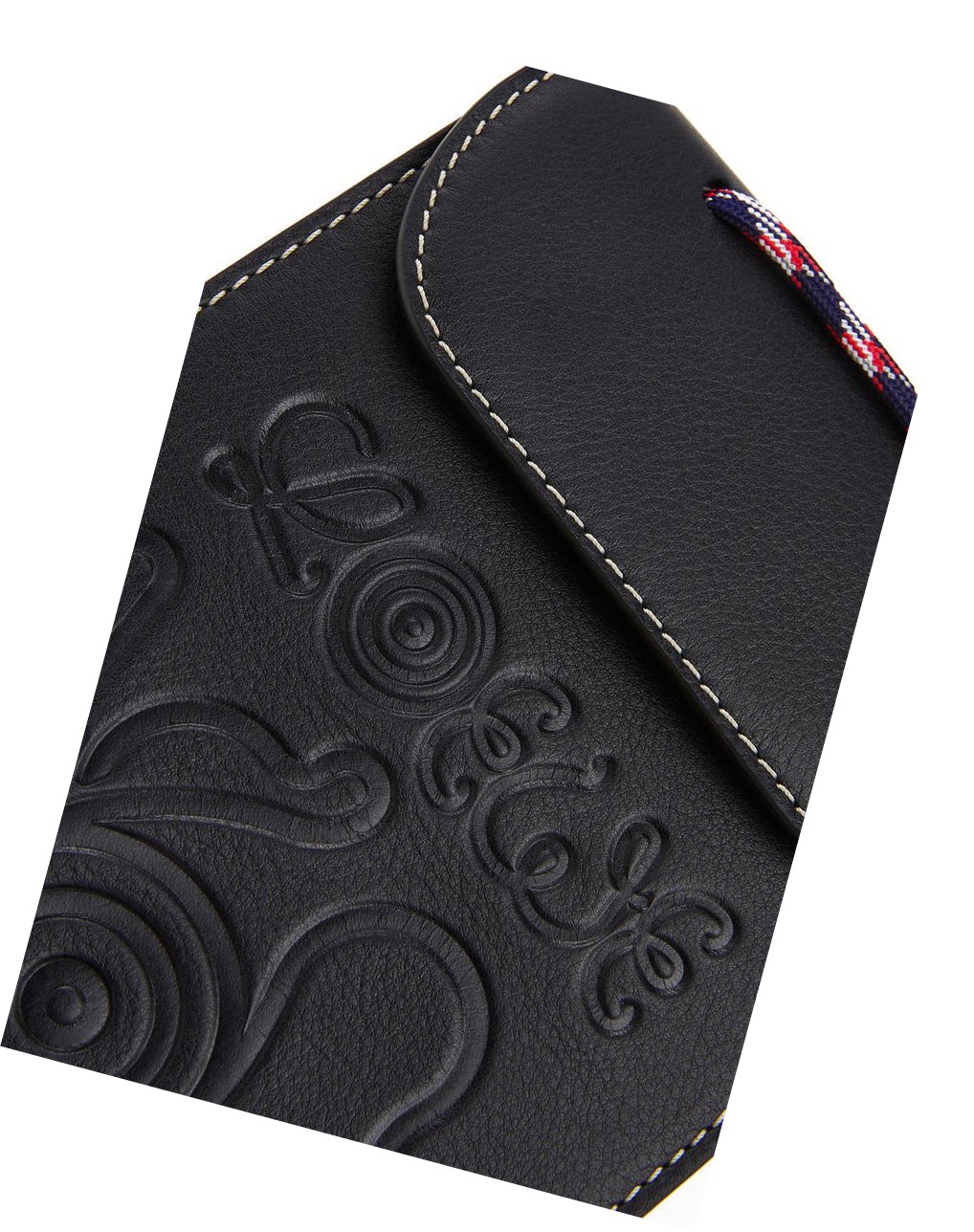 Loewe Neck pocket in classic calfskin Noir | 6759YMSRK