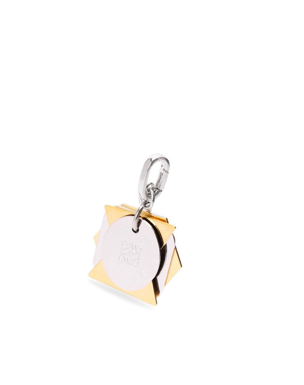 Loewe Origami charm in sterling silver Argent Doré | 2874RNIYT