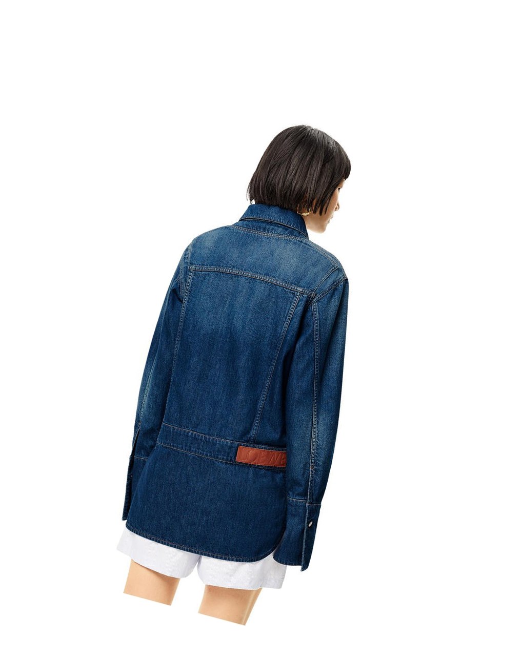 Loewe Overshirt in den Washed Denim | 9485OXJPE